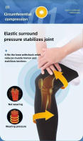 Manga de Compresión de Rodilla de Alta Elasticidad - Transpirable, Absorbe la Humedad, Almohadilla Deportiva para Correr, Ciclismo y Baloncesto - Protección Solar, Pide una Talla Más Grande - details 9