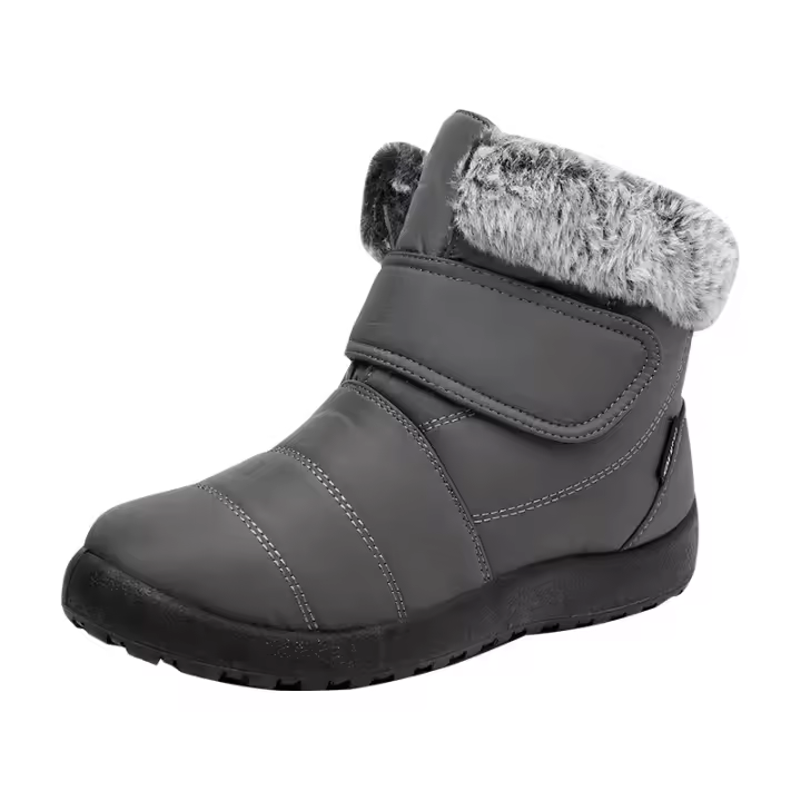 Zapatos de algodón grueso de lana, botas de algodón de suela blanda, zapatos de algodón impermeables, botas de nieve - 1