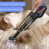 Aspiradora portátil de mano para coche, aspirador inalámbrico de 120W con carga USB, potente succión para pelo de mascotas - details 4