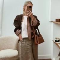 Abrigos acolchados de retazos para mujer, chaqueta con cuello redondo y bolsillo de una sola botonadura, ropa de calle informal - details 18