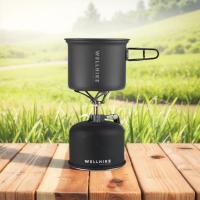 Estufa de Camping Plegable de Acero Inoxidable Quemador de Gas 2000W Ligero y Portátil para Cocinar al Aire Libre - details 2