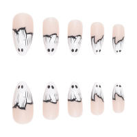 Uñas Falsas Blancas Punta de Fantasma Blanco A Prueba de Chips A Prueba de Manchas - details 0