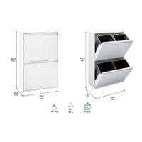 Medidas cubo basura y reciclaje Arregui Basic