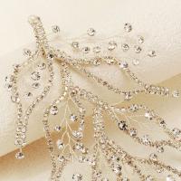 Pinza para el pelo de novia de cristal de estilo francés, forma de ramas, horquilla plateada para novia, tocado de boda de perlas de lujo, accesorios para novia - details 7