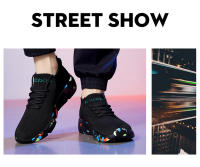 Zapatos deportivos informales para hombre, zapatillas ligeras Unisex, zapatillas de correr negras de malla transpirable para exteriores, zapatillas deportivas para correr y tenis - details 18