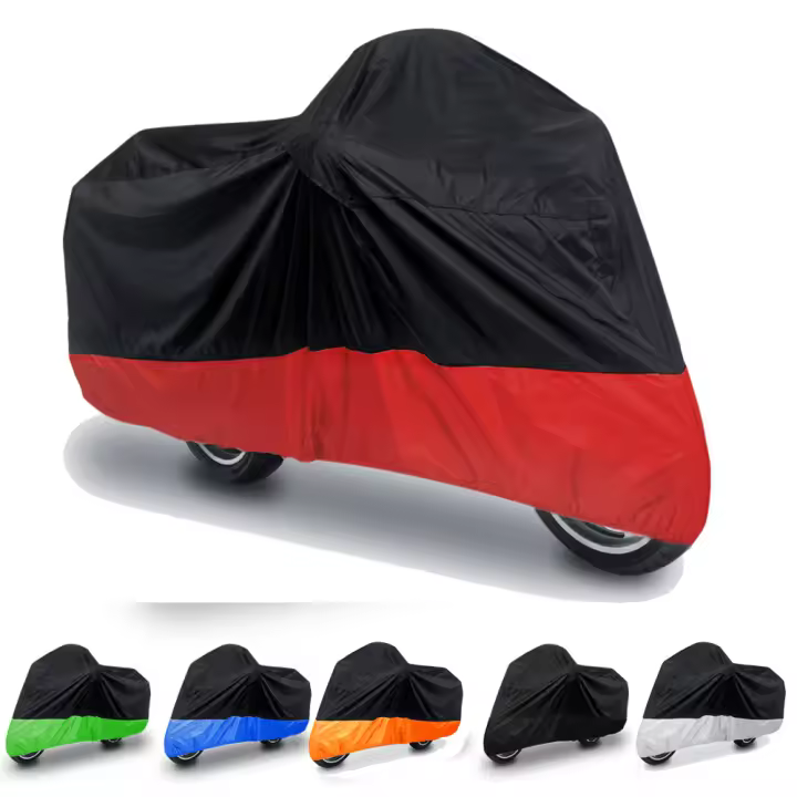 Cubierta de Motocicleta Universal 180T X AUTOHAUX para Invierno y Polvo Impermeable con Accesorios de Repuesto para Exteriores - 1