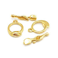 Pulsera de Tirantes Geométricos de Latón Dorado 18K Clasps para Hacer Joyería DIY - details 141
