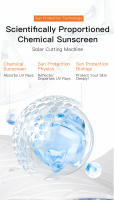 Disaar SPF 60 protector solar 50ml blanqueamiento bloqueador solar Protector UV de larga duración crema protectora hidratante para la piel - details 4