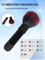 Mini brocha de maquillaje para mujeres, vibrador de punto G, bala, Vagina, Anal, orgasmo, masajeador, consolador, Juguetes sexuales para adultos - details 2
