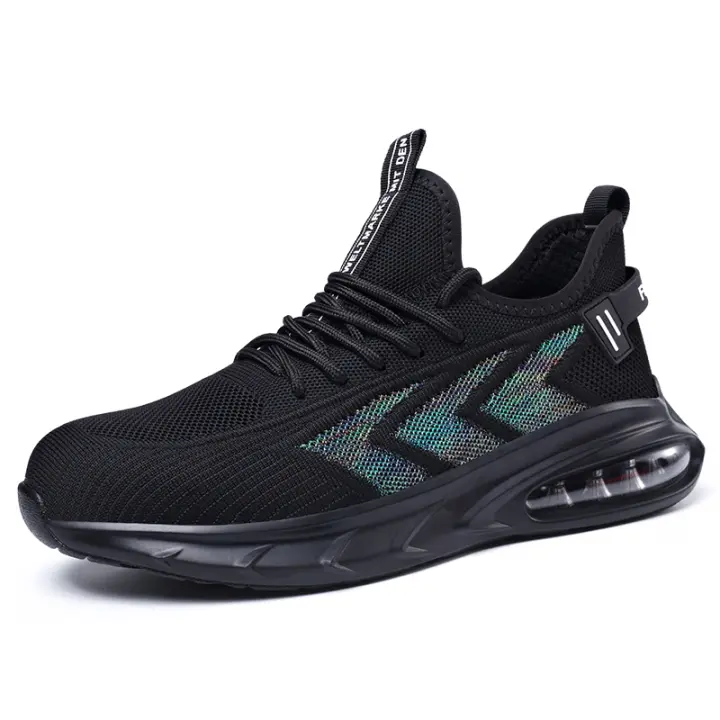 Botas de trabajo deportivas para hombre, zapatos de seguridad antipinchazos, con puntera de acero, protectores de seguridad indestructibles - 1