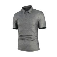 Polo de manga corta para hombre, polo en contraste, ropa nueva, ropa de calle de verano, top informal para hombre - details 7