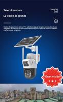 Camara de vigilancia exterior solar Wifi doméstico Internet HD 360 grados inteligente Visión nocturna - details 3