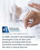 CeraVe Daily loción hidratante para rostro y cuerpo para pieles secas con ácido hialurónico |   sin fragancia, 12 fl oz - details 2