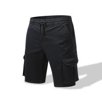 Pantalones cortos informales de algodón 2024 para hombre, Shorts holgados de cintura elástica con múltiples bolsillos, a la moda, novedad de verano 100% - details 5