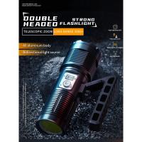 Linterna LED de alta potencia Linterna táctica con zoom de 2000W Resistente al agua - details 2