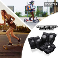 Rodilleras para niños y adultos, equipo de protección para monopatín, patinaje sobre ruedas, ciclismo, BMX, bicicleta y Scooter, 6 piezas - details 12