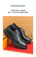 Zapatos de cuero casuales transpirables Vestido de negocios británico versátil - details 1