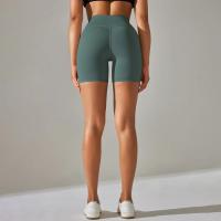Pantalones cortos de yoga para mujer, mallas transpirables de cintura alta para entrenamiento, gimnasio, deportes atléticos - details 43