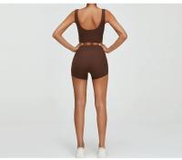 Shorts Deportivos de Cintura Alta para Yoga y Estiramiento Secado Rápido, Transpirable, Material de Nylon - details 18