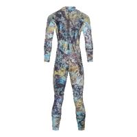 Traje de neopreno de 3MM de camuflaje de una pieza, traje de baño de manga larga de cuerpo completo, cálido, a prueba de frío, para buceo, natación, surf - details 9
