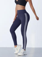 Pantalones Deportivos Casuales de Cintura Alta Cinturón Elástico de 4 Vías para Mujeres - details 1