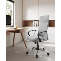 Silla ergonómica para Sala de Reuniones, Asiento Giratorio, Asiento Acolchado, Regulable en Altura e inclinable, Capacidad de Carga 120 kg, Negro - details 9