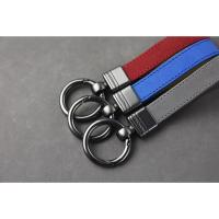 Llave de Cuero de Lujo Genuino Regalo de Negocios de Alta Calidad en Negro y Marrón - details 9