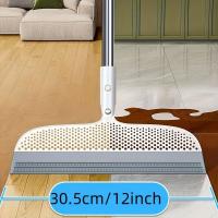 Escoba mágica con cabeza desmontable y raspador de silicona de doble cara. - details 1
