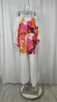 2025 Nuevo top suelto con mangas de murciélago, conjunto de moda con pantalones de pierna ancha, conjunto de dos piezas para mujer - details 10