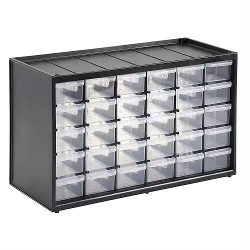 Caja de almacenamiento para piezas con 30 cajones - 1