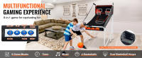 SucceBuy Juego de Arcade de Baloncesto Plegable, Deporte de Interior para 2 Jugadores, Marcador electrónico, Bomba de Inflado, para niños y Adultos - details 2