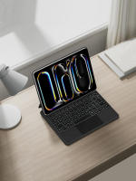 AJIUYU-Teclado mágico magnético Folio para iPad Pro, 13 pulgadas, 2024 (M4), funda inteligente, inglés, Español, retroiluminación, Teclado mágico - details 13