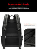 Mochila sencilla para hombre, mochila de viaje de ocio, bolsa para ordenador de 15,6 pulgadas - details 9