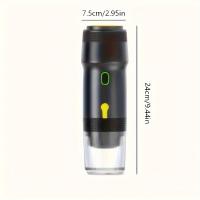Máquina de café expreso portátil, máquina de café expreso de autocalentamiento rápido con cargador de coche, mini cafetera de 15 bar para acampar, viajar, RV, senderismo, oficina - details 5
