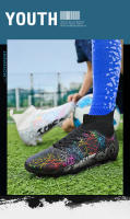 Zapatos de fútbol profesionales para hombres, botines de fútbol para jóvenes, zapatillas de entrenamiento de fútbol de cuero, zapatos de tacos de fútbol al aire libre - details 5