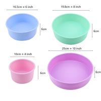 Molde de Silicona Antideslizante Redondo para Hornear Capa de Pastel, Mousse, Fondant, Molde Cilíndrico para Repostería Accesorios de Cocina - details 0