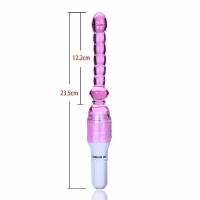 Masajeador de próstata, vibrador de punto G, Juguetes sexuales para hombres, mujeres, parejas, tapón Anal, cuentas, consolador para masturbación - details 3