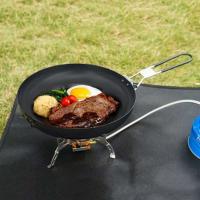 Utensilios de cocina antiadherentes, palas plegables, cucharas, ollas recubiertas resistentes a los arañazos, picnics de senderismo para acampar al aire libre - details 0
