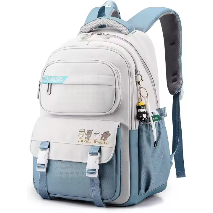 Mochila Escolar de Gran Capacidad Impermeable Ligera para Niñas y Niños - 1