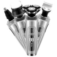 Afeitadora eléctrica 4 en 1 para hombre, recortadora 3D flotante, carga rápida USB, recortadora de barba portátil - details 14