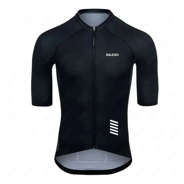Conjunto de Sudadera para Hombres Salexo Pantalones Cortos de Bicicleta 19D, Ropa de Montaña, Camiseta de Manga Corta, Jersey - 1