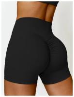Pantalones cortos de Yoga para mujer, ropa de gimnasio de cintura alta, pantalones cortos deportivos de ciclismo - details 13