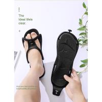 Chanclas plegables de verano para viajes de negocios, zapatillas ligeras portátiles de EVA, sandalias deslizantes de fondo suave para playa y pareja, nuevas - details 2
