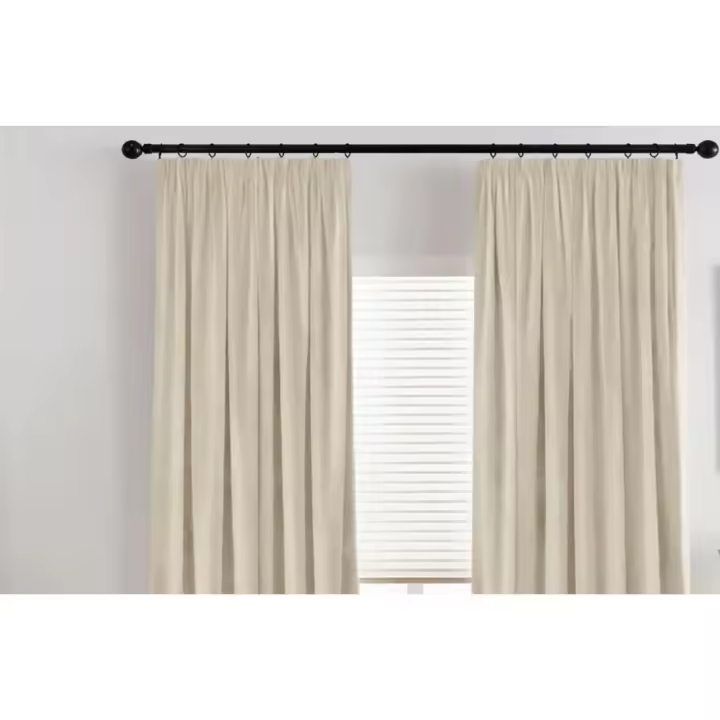 Cortinas de Terciopelo Suaves y Bonitas 140x280 CM Isolante Térmico de Habitación 2 Piezas - 1