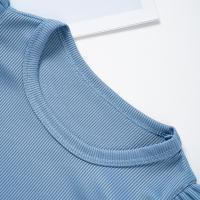 Conjunto De Verano Para Bebé Niña 2024 Shorts Y Camiseta Cómodo Transpirable Ropa De Casa Estilo Casual Sin Mangas Cuello Redondo - details 38