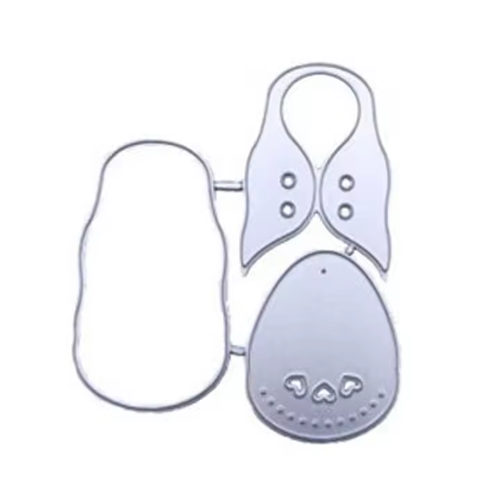 Troqueles de corte de Metal para zapatos de bebé, decoración de Baby Shower, troqueles DIY, álbum de recortes, artesanía de papel, cuchillo, molde, hoja, punzón, plantillas - 1