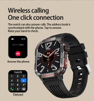 Reloj inteligente militar para hombre, pulsera con seguimiento GPS, Bluetooth, llamadas, batería de 2024 Mah, brújula, iluminación LED, novedad de 600 - details 5
