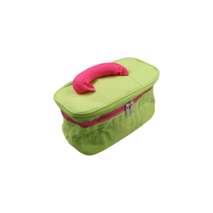 Bolsa de almacenamiento multifuncional para hombre, cuadrado, triangular, Color de contraste, a la moda, bolsa de cosméticos para mujer, estuche de maquillaje, neceser de viaje - 1