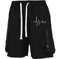 Pantalones Cortos de Carga para Hombres Ouwu Viste Relajado, Secado Rápido, Múltiples Bolsillos, Moda Verano Playa - details 5