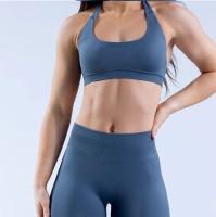 Sujetador deportivo sin costuras para mujer, ropa deportiva de secado rápido con Espalda descubierta, alta elasticidad, a prueba de golpes, para Yoga - details 14
